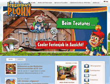 Tablet Screenshot of freizeitpark-plohn.de